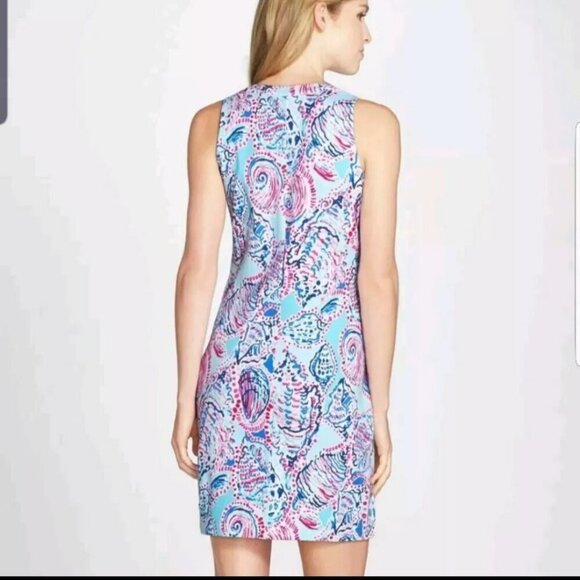 Lilly Pulitzer Estrada Shift Dress in 'Shell Me About It', Size XS - Picture 2 of 10